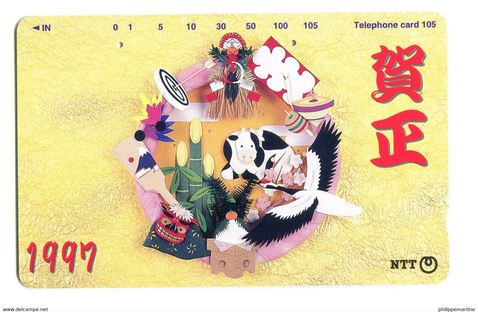 Télécarte NTT - Horoscope Chinois - 1997 Année Du Buffle - 231-196 - Zodiac