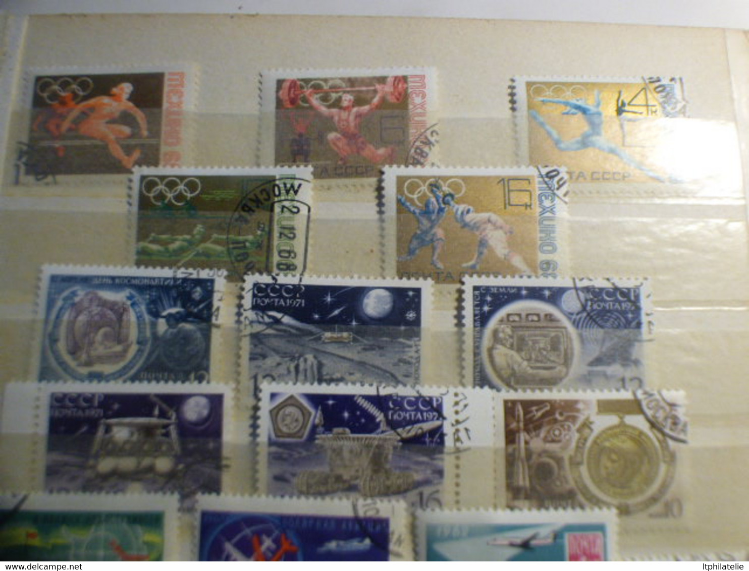 DESTOCKAG COLLECTION DE TIMBRES DE DIVERS PAYS   PALESTINE RUSSIE  COREE JAPON CHINE  SUISSE BELGIQUE ESPAGNE ETC