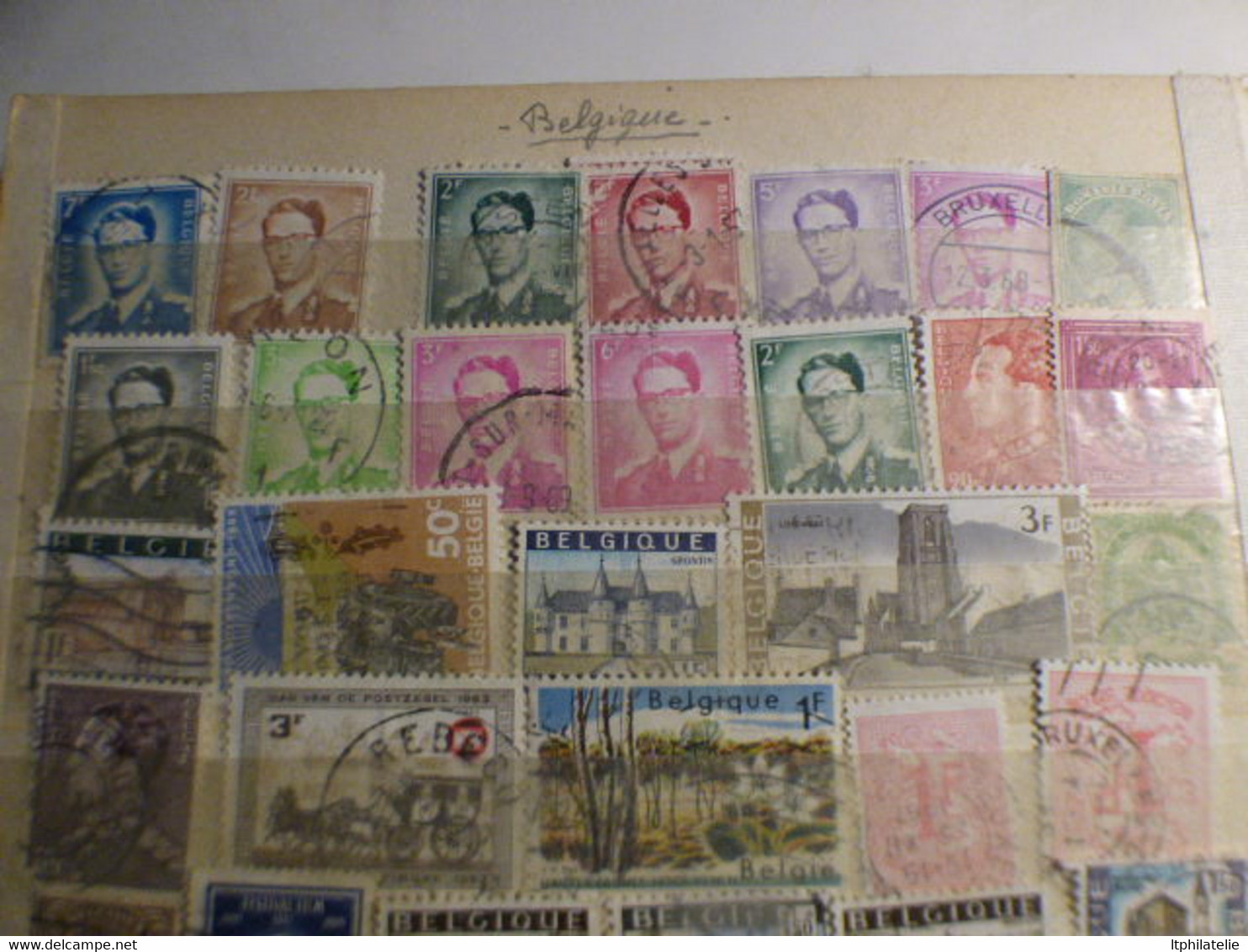 DESTOCKAG COLLECTION DE TIMBRES DE DIVERS PAYS   PALESTINE RUSSIE  COREE JAPON CHINE  SUISSE BELGIQUE ESPAGNE ETC