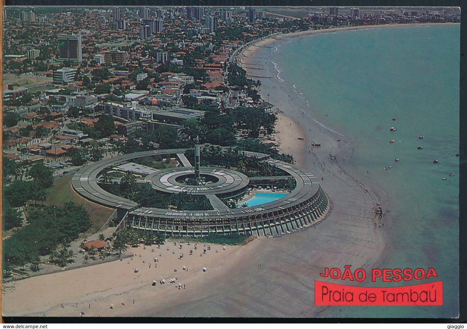 °°° 25270 - BRASIL - JOAO PESSOA - VISTA AEREA DA PRAIA DE TAMBAU - 1996 °°° - João Pessoa