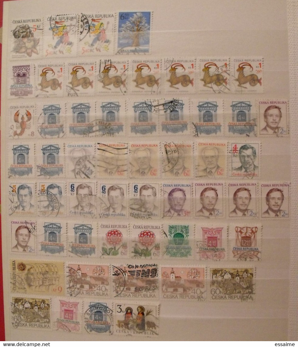 Tchéquie, République Tchèque, Ceska Republika. Collection De 450 Timbres - Colecciones & Series