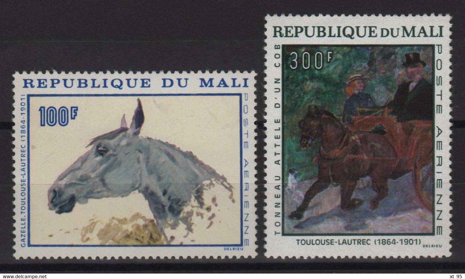 Mali - Pa N°51 + 52 - Peinture - Toulouse Lautrec - Cote 10€ - ** Neufs Sans Charniere - Malí (1959-...)