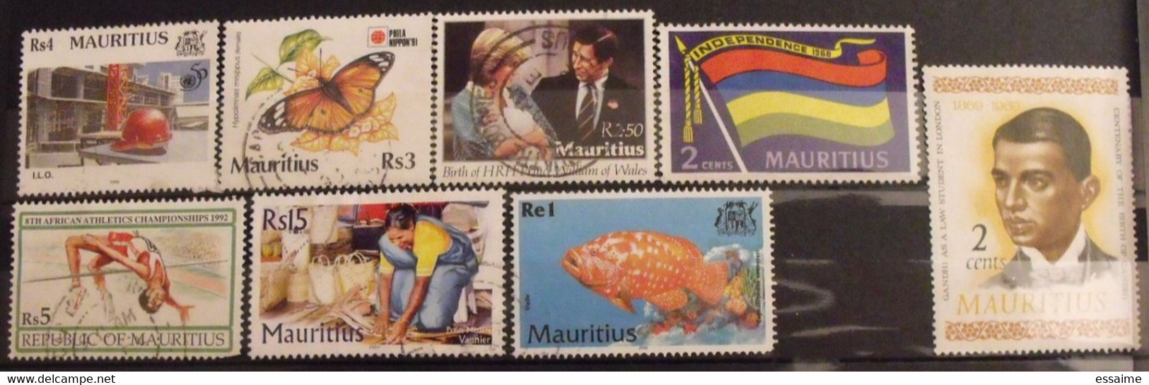 Ile Maurice Mauritius. Collection De 8 Timbres - Mauritius (1968-...)
