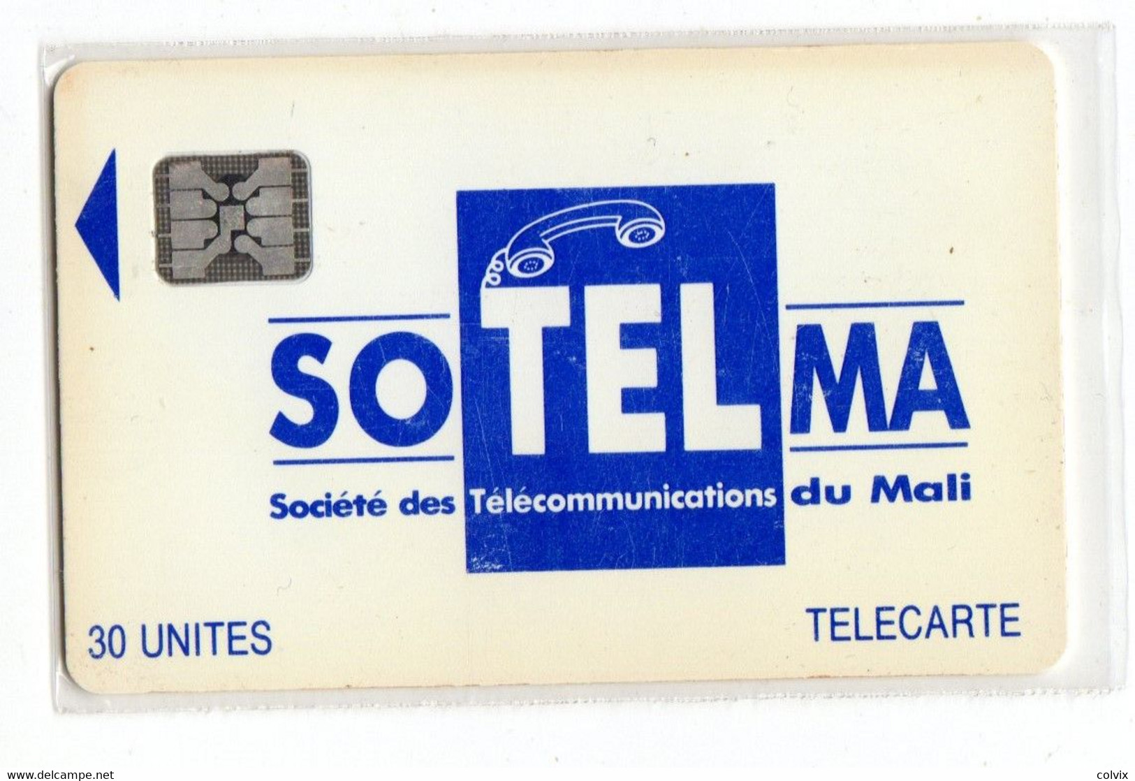 MALI REF MV CARDS MAL-09 SC4 (rare) 30U BLUE LOGO - Mali