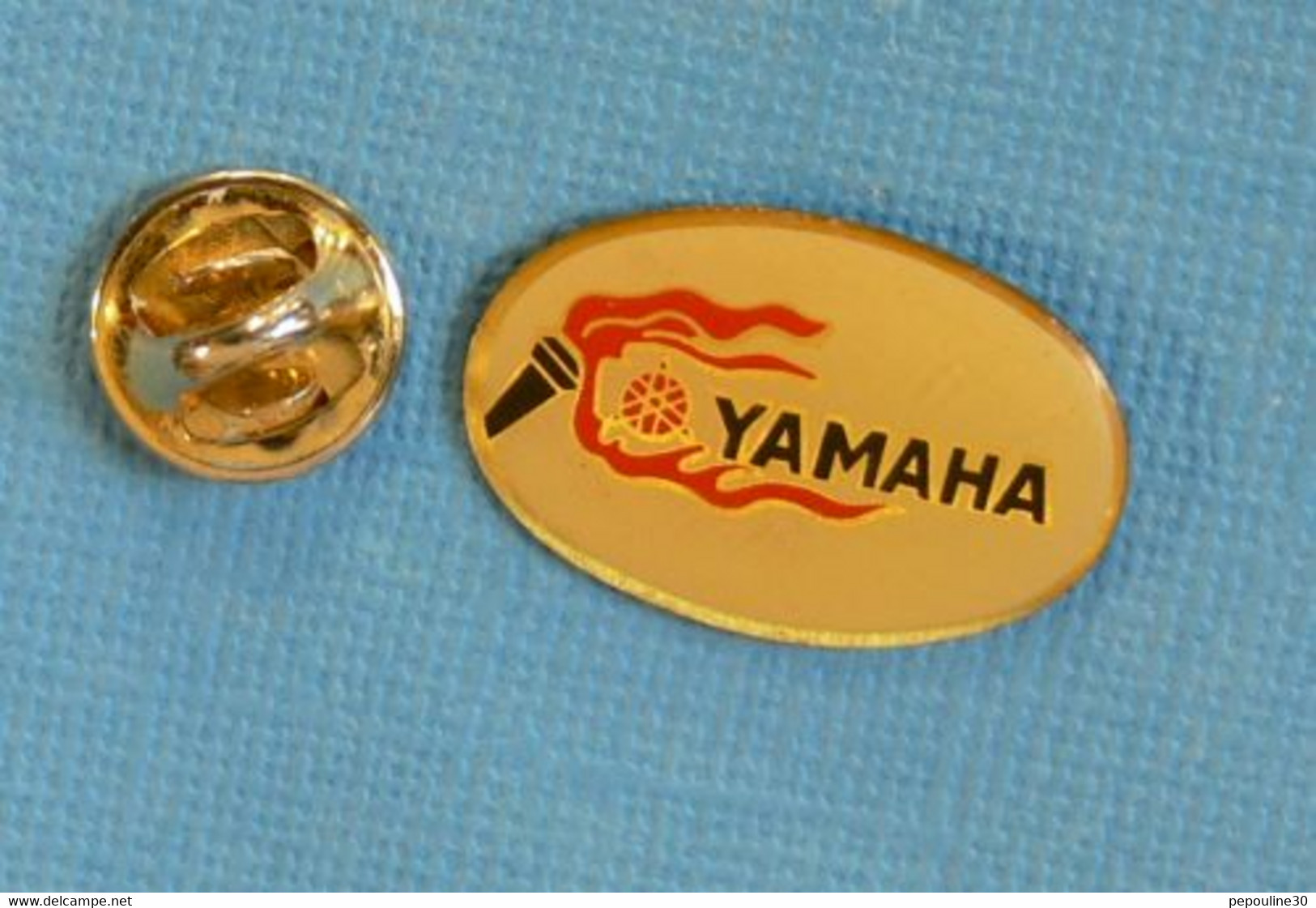 PIN'S //  ** LOGO / YAMAHA ** - Motos