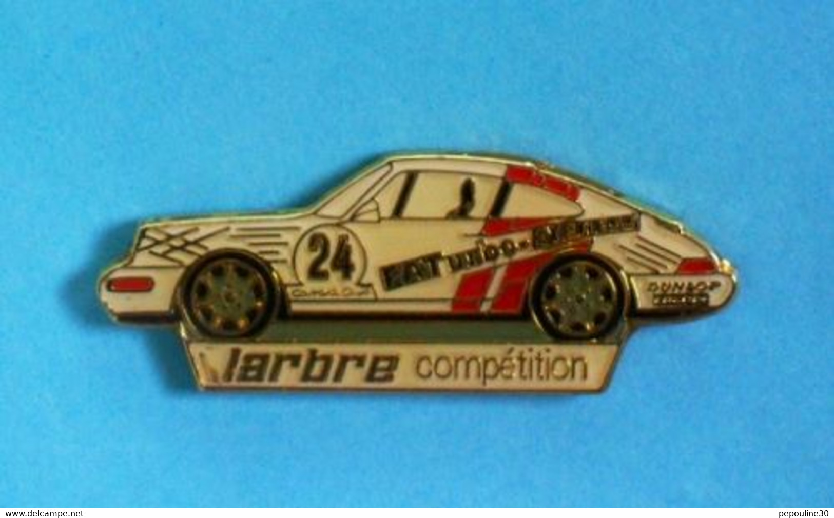 1 PIN'S // ** LARBRE COMPÉTITION / PORSCHE 964 CARRERA RSR CUP FA TURBO-EXPRESS ** - Porsche