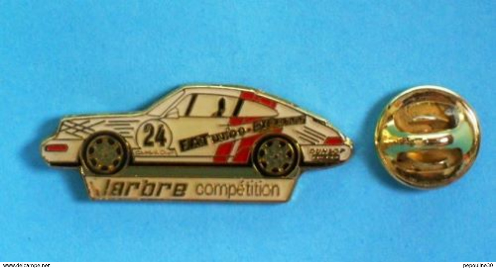 1 PIN'S // ** LARBRE COMPÉTITION / PORSCHE 964 CARRERA RSR CUP FA TURBO-EXPRESS ** - Porsche