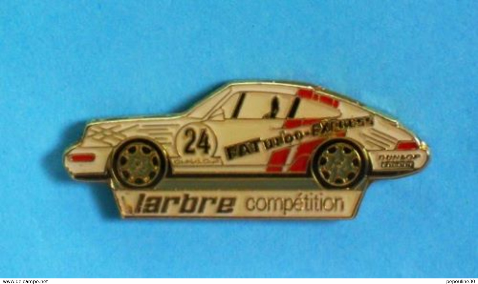 1 PIN'S // ** LARBRE COMPÉTITION / PORSCHE 964 CARRERA RSR CUP FA TURBO-EXPRESS ** - Porsche