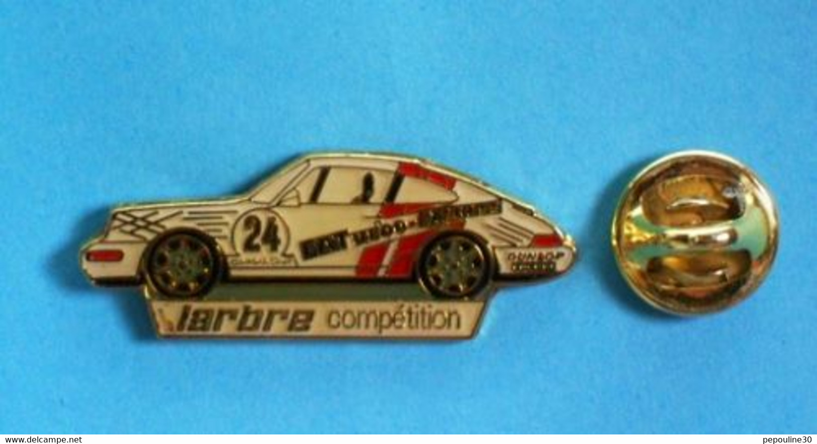 1 PIN'S // ** LARBRE COMPÉTITION / PORSCHE 964 CARRERA RSR CUP FA TURBO-EXPRESS ** - Porsche