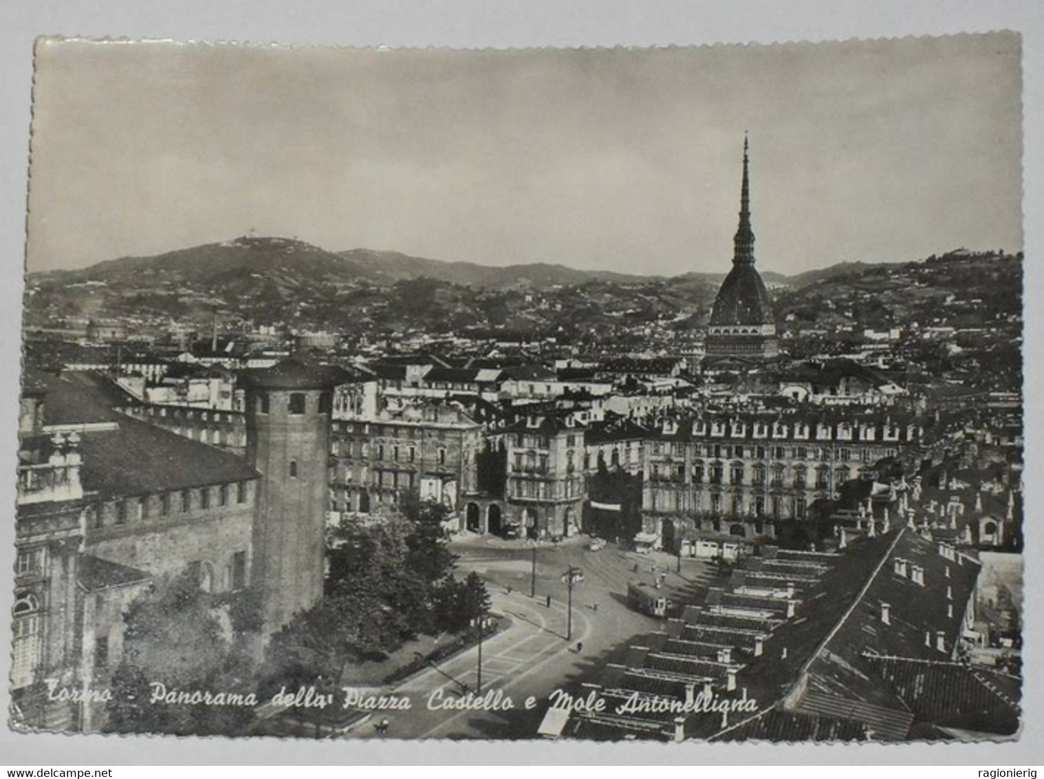 TORINO - Panorama Della Piazza Castello - Mole Antonelliana - 1962 - Mole Antonelliana