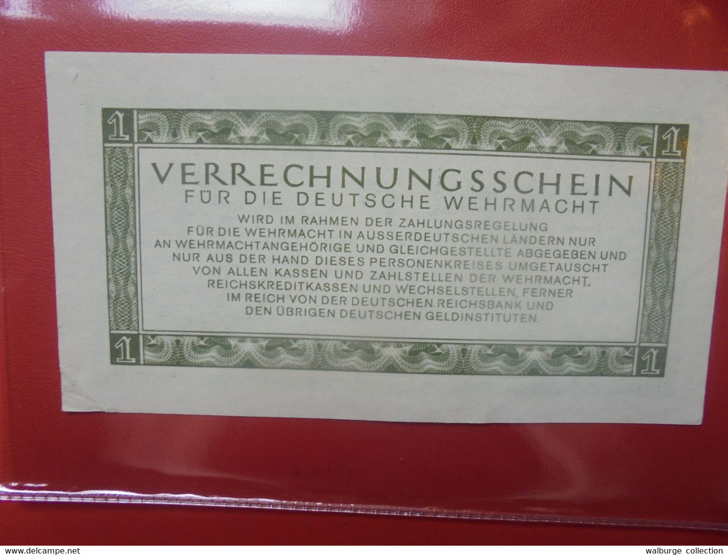 Werhmacht 1 Reichsmark 1944 Circuler (B.22) - Verrechnungsscheine - Dt. Wehrmacht