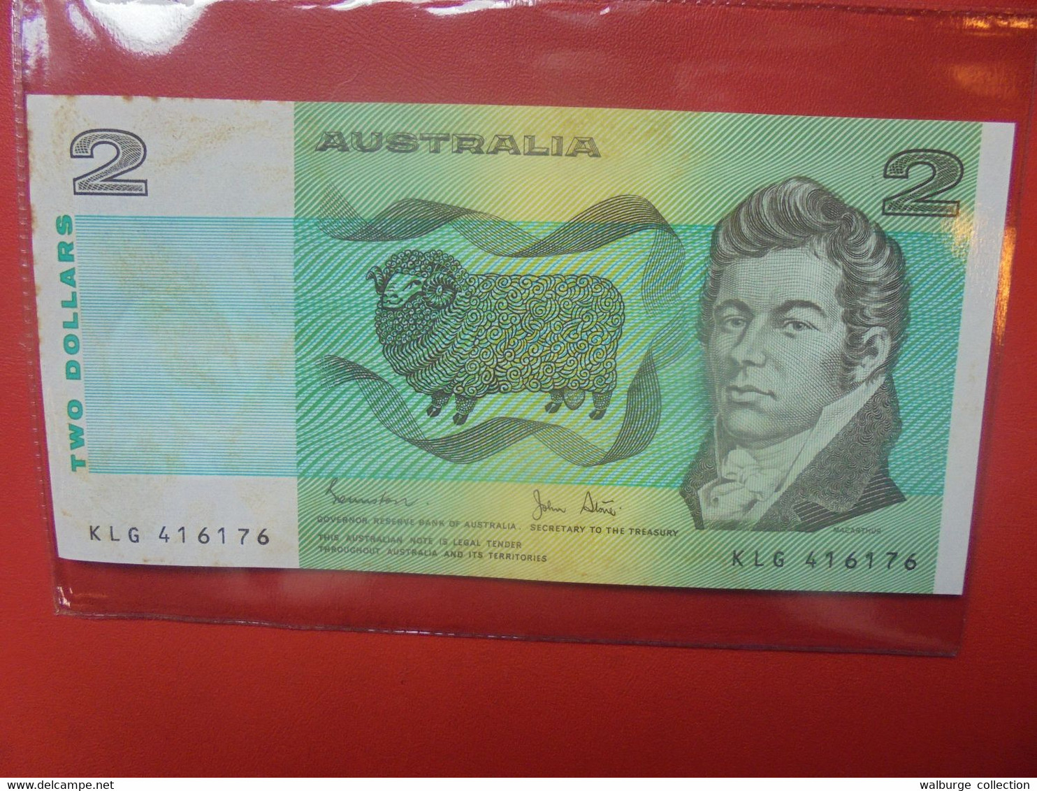 AUSTRALIE 2$ 1974-1985 Circuler (B.22) - 1974-94 Australia Reserve Bank (papier)