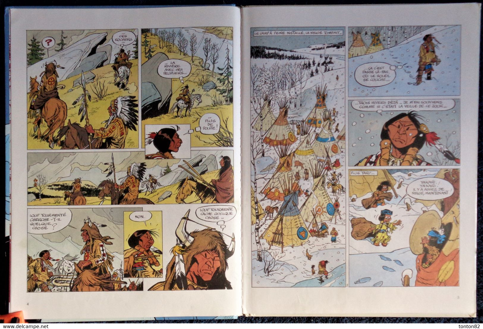 Derib + Job - YAKARI - N° 8 - Yakari Au Pays Des Loups - Casterman- ( 1986 ) . - Yakari