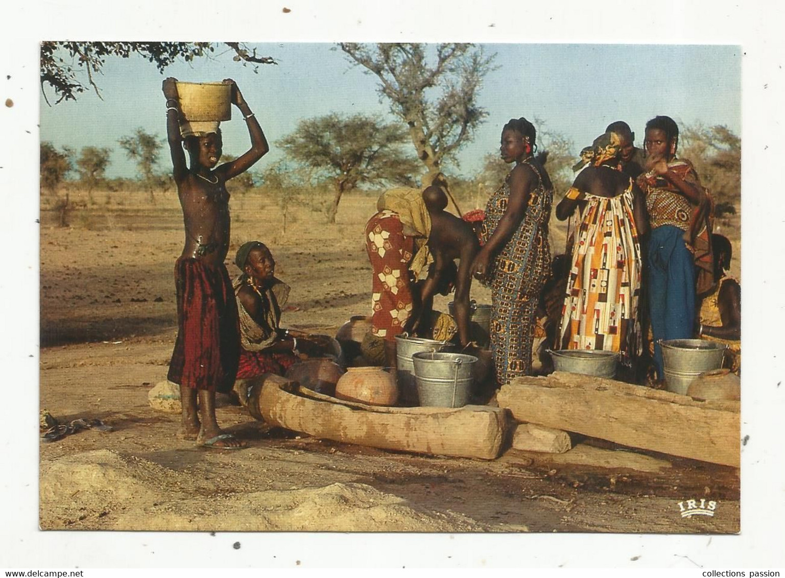 JC , G, Cp , Afrique En Couleurs , Scéne De Vie , Ed. Iris , écrite - Africa