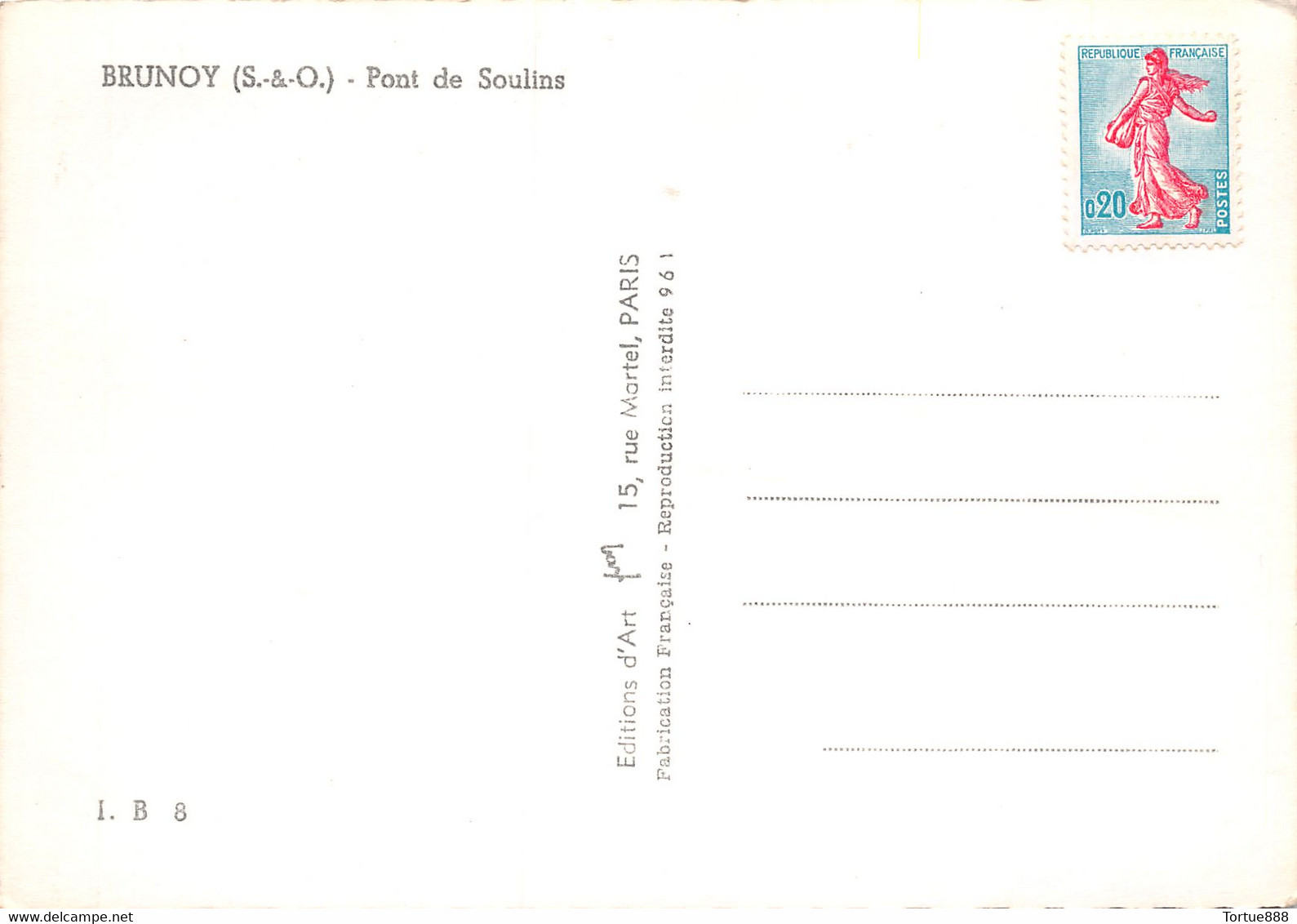 91  BRUNOY PONT DE SOULINS  34-1080 - Ile-de-France