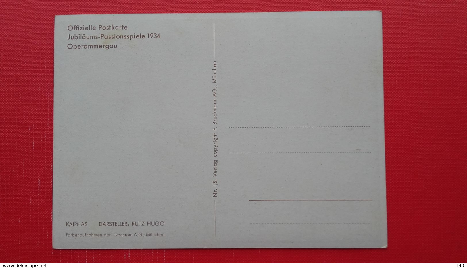 Passionsspiele 1934.Oberammergau-8 postcards