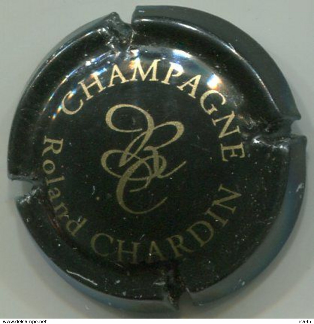 CAPSULE-CHAMPAGNE CHARDIN R. N°11 Noir & Or Pâle - Other & Unclassified