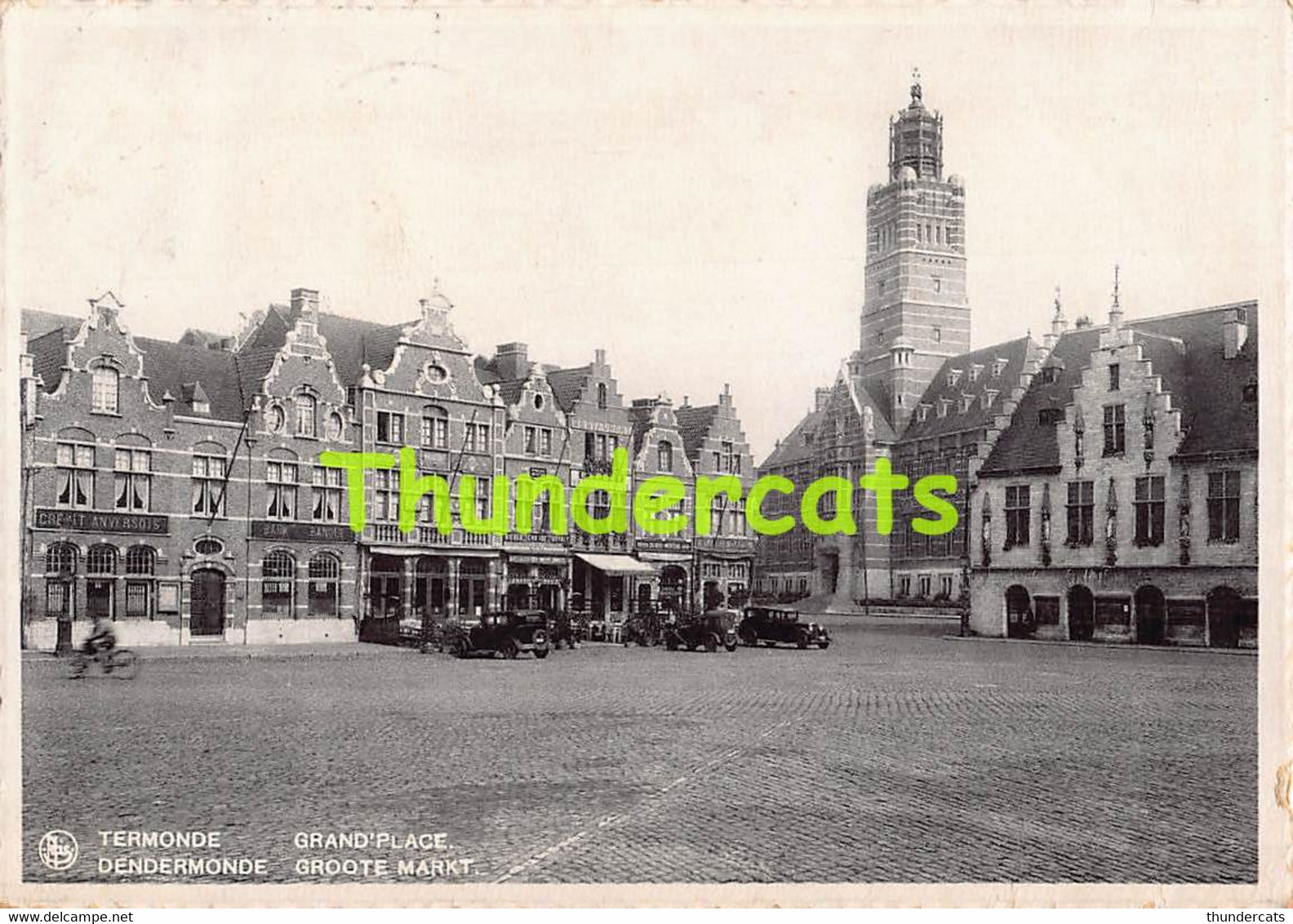 CPA DENDERMONDE TERMONDE GRAND PLACE GROOTE MARKT - Dendermonde