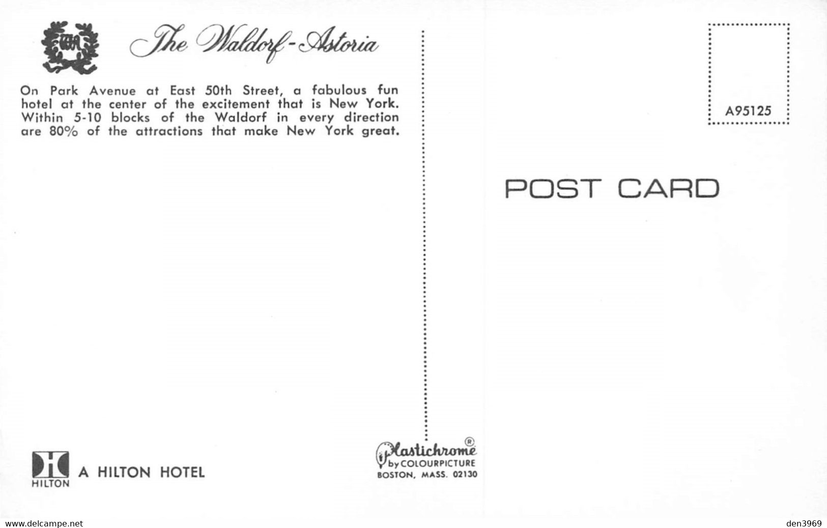 Etats-Unis - NEW-YORK - The Waldorf-Astoria On Park Avenue At East 50th Street - Hotel - Taxis Jaunes - Yellow Cab - Wirtschaften, Hotels & Restaurants