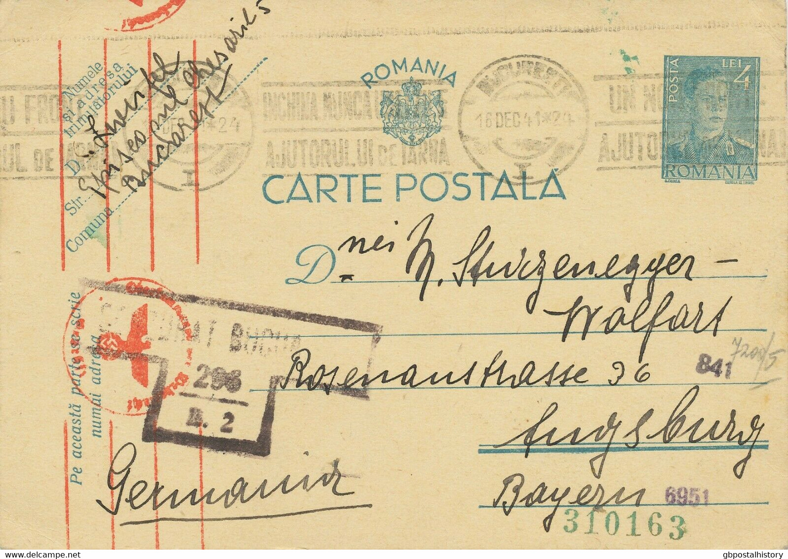 RUMÄNIEN 1920/48, 3 Versch. Zensurbelege M. Interess. Stempel, Pra.-Lot - Storia Postale