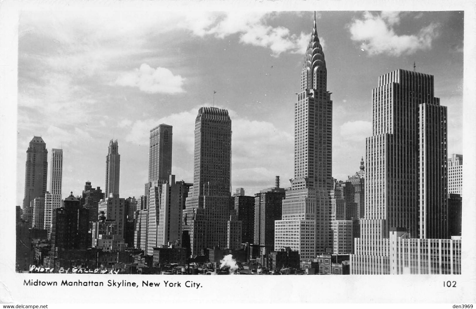 Etats-Unis - NEW-YORK - Midtown Manhattan Skyline - Photo-Carte By Galloway - Manhattan