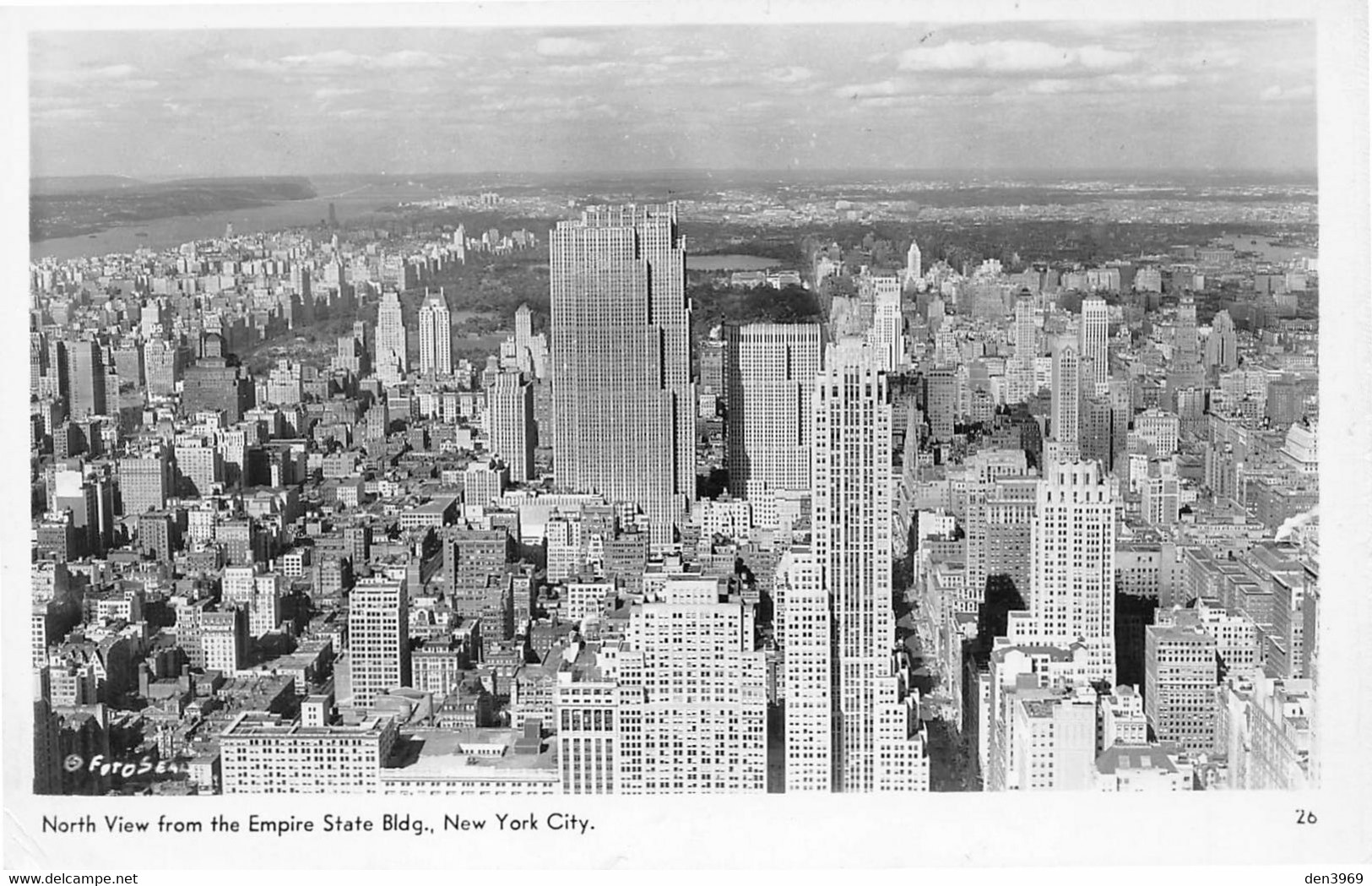 Etats-Unis - NEW-YORK - North View From The Empire State Building - Photo-Carte - Empire State Building