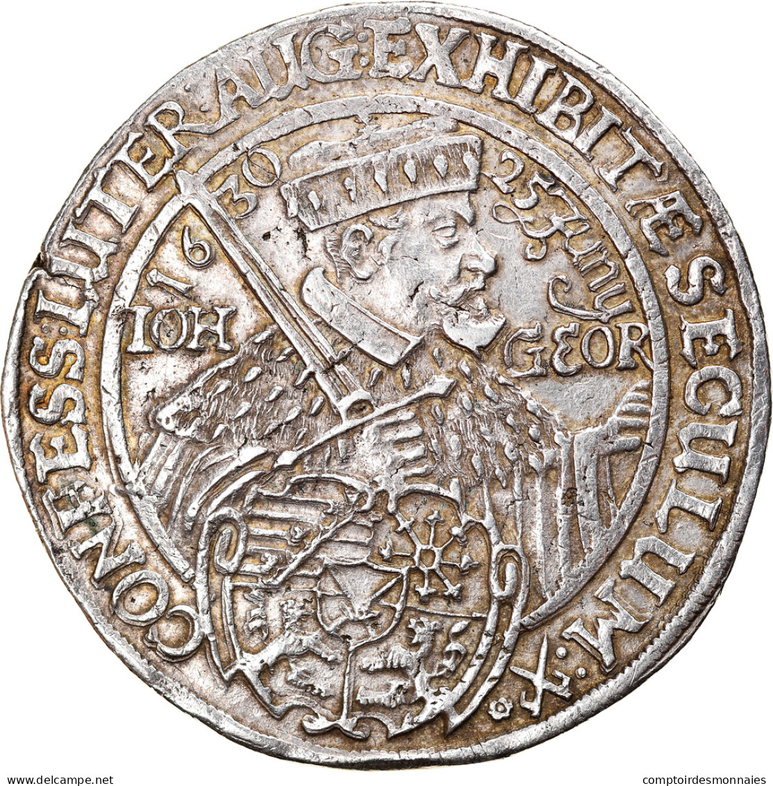 Monnaie, Etats Allemands, SAXONY-ALBERTINE, Johann Georg I, 2 Thaler, 1630 - Taler & Doppeltaler