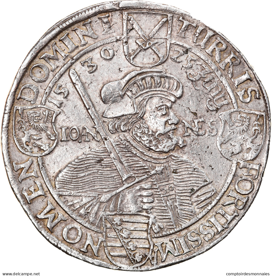 Monnaie, Etats Allemands, SAXONY-ALBERTINE, Johann Georg I, 2 Thaler, 1630 - Taler & Doppeltaler