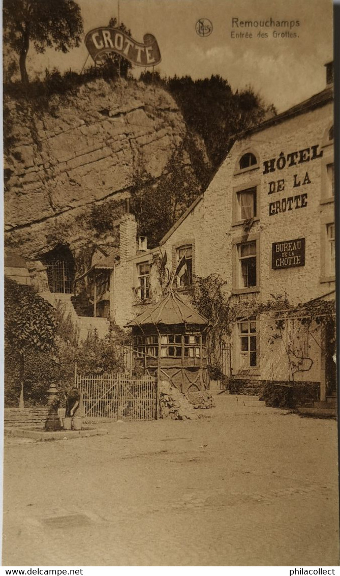 Remouchamps (Aywaille) // Entree De La Grotte Et Hotel De La Grotte (waterpomp) 19?? - Aywaille