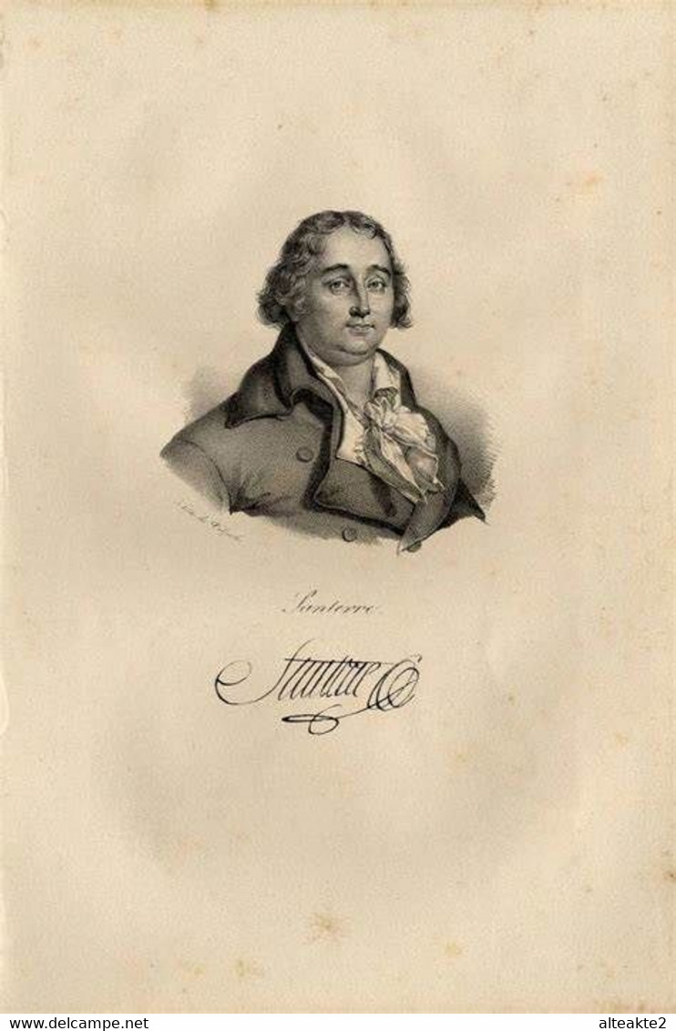 Antoine Joseph Santerre - Prachtvolles Brevet Gesiegelt Und Unterzeichnet / Französische Revolution / Autograph - Other & Unclassified