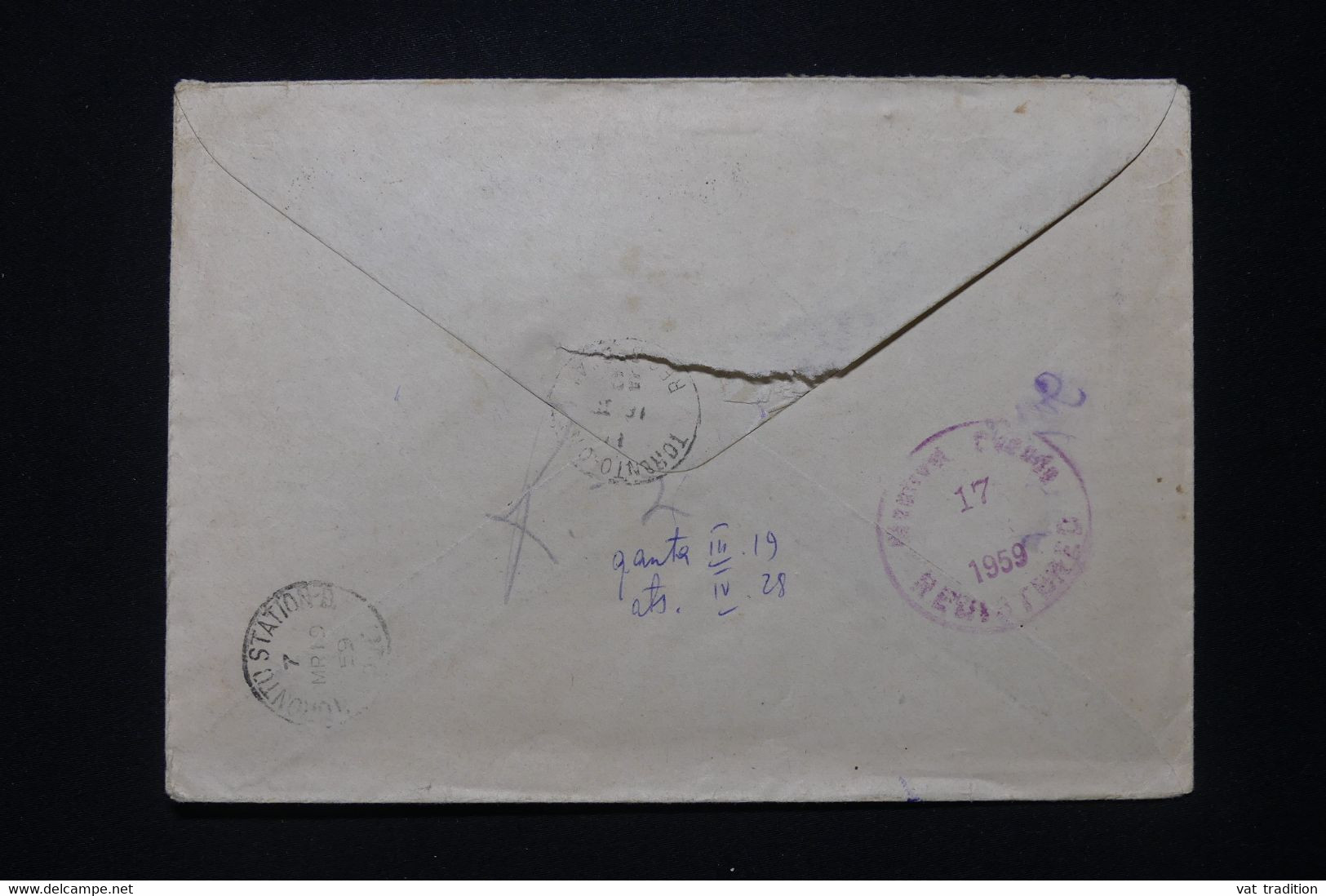 U.R.S.S. - Enveloppe En Recommandé De Abakan Pour Le Canada En 1959 - L 92349 - Lettres & Documents