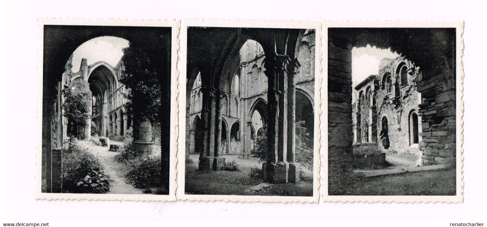 Snapshots.Abbaye De Villers,série 2.10 Photos .format 7 X 9 Centimètres. - Villers-la-Ville