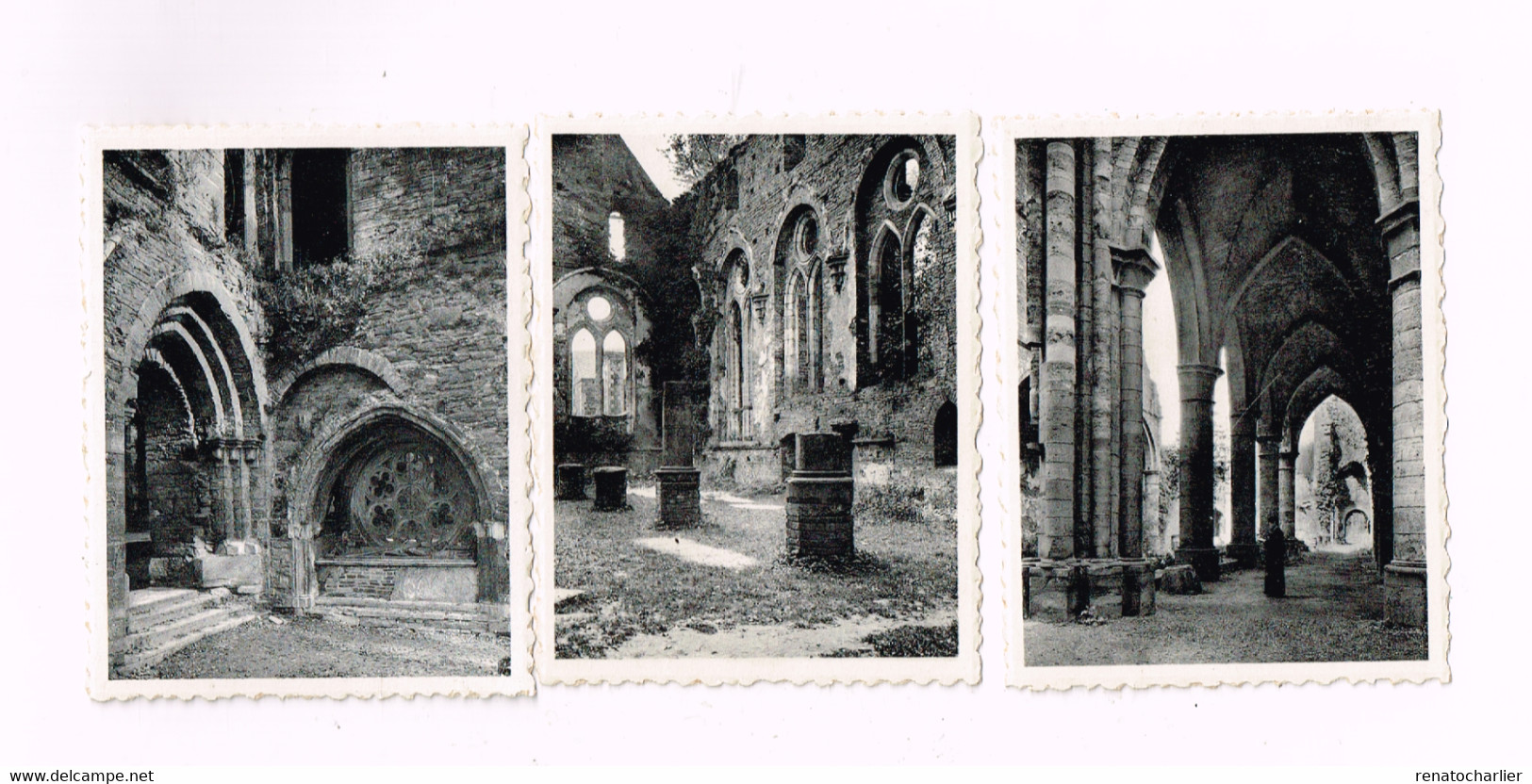 Snapshots.Abbaye De Villers,série 2.10 Photos .format 7 X 9 Centimètres. - Villers-la-Ville