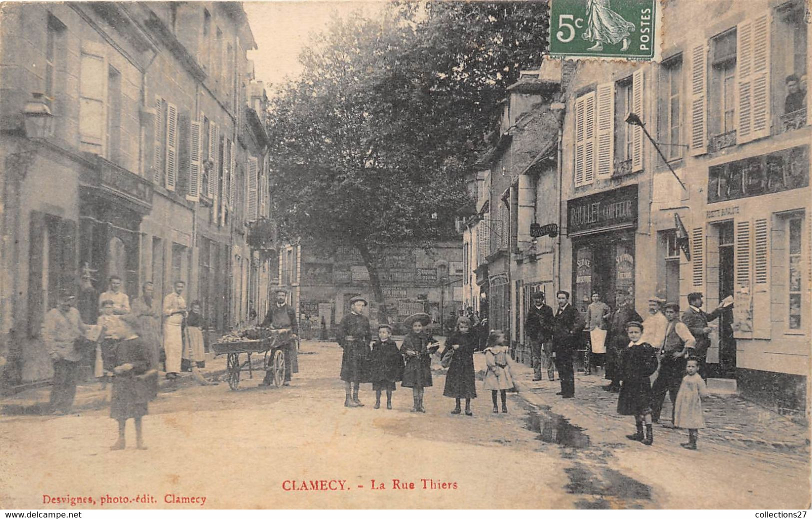 58-CLAMECY- LA RUE THIERS - Clamecy