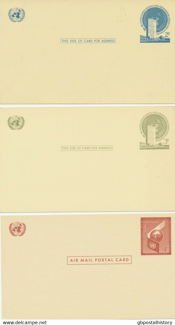 Vereinte Nationen (UNO) NY 1953/68 27 Versch. Ungebr. GA/GU‘s Dabei U1B, R! - Colecciones & Series