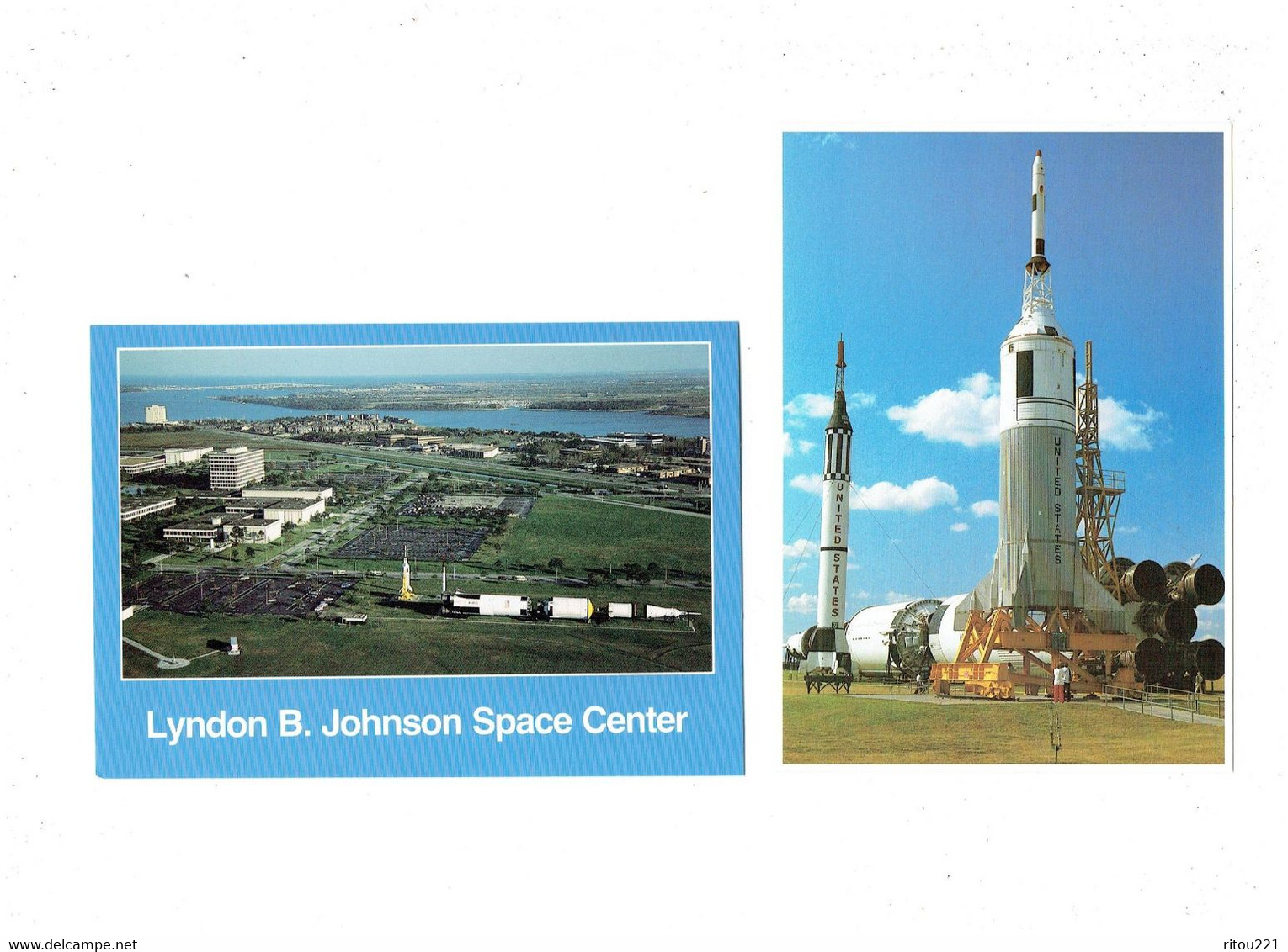 Lot 2 Cpm - Texas > Houston - LYNDON B. JOHNSON SPACE CENTER - Fusée - Houston