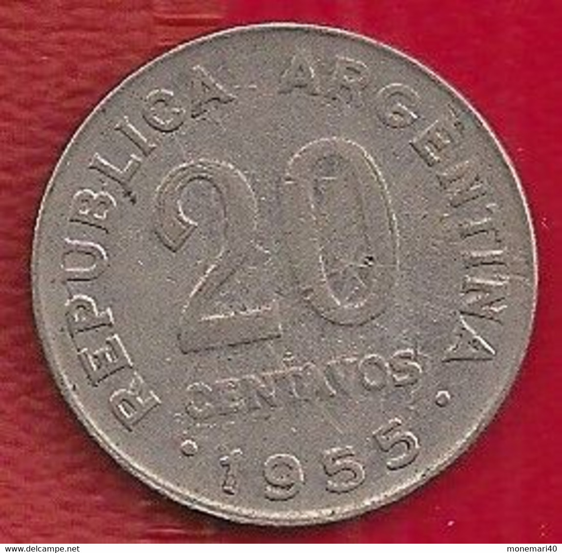 ARGENTINE 20 CENTAVOS - 1955 - Africa Oriental Álemana