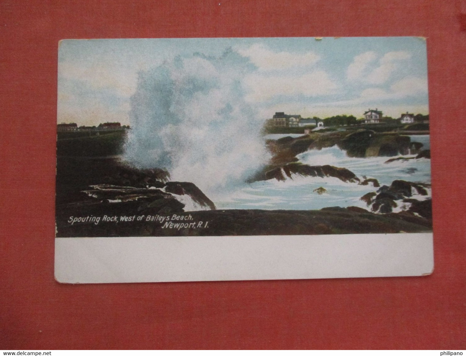 Spouting Rock  West Of Bailey's Beach     Rhode Island > Newport    Ref 4776 - Newport