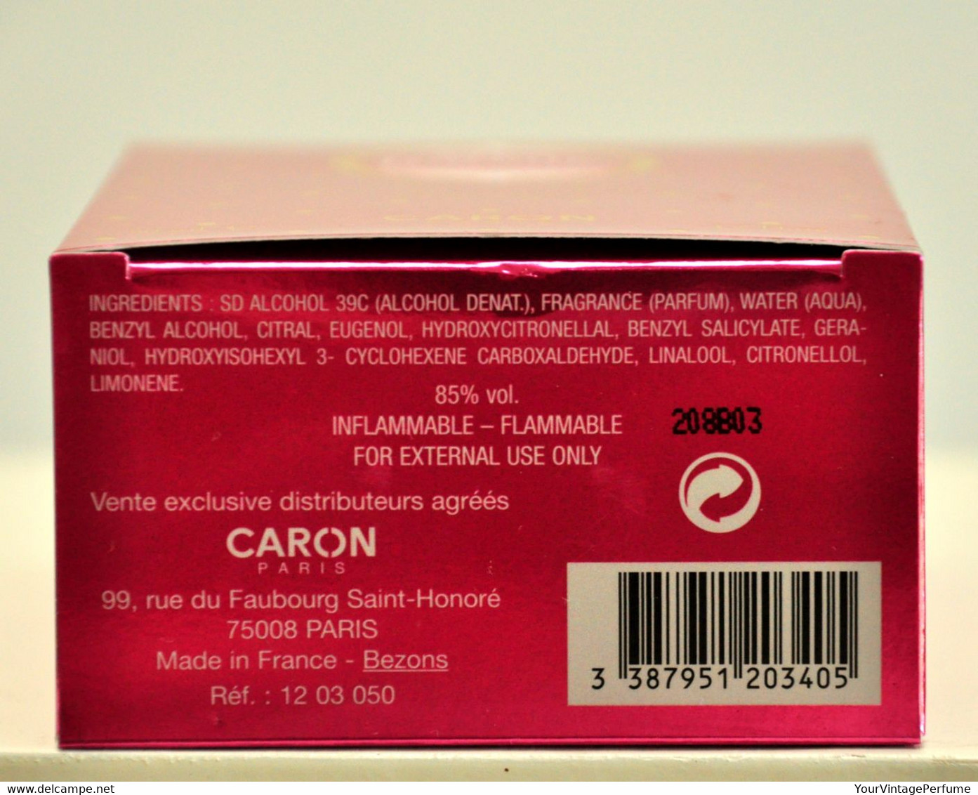 Caron Miss Rocaille Eau De Toilette Edt 50ml 1.7 Fl. Oz. Spray Perfume Woman Rare Vintage 2004 New Sealed - Femme