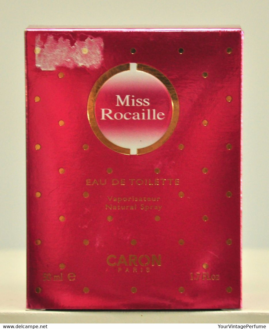 Caron Miss Rocaille Eau De Toilette Edt 50ml 1.7 Fl. Oz. Spray Perfume Woman Rare Vintage 2004 New Sealed - Donna