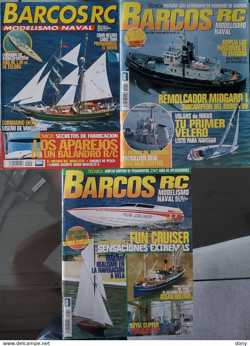 Revistas Modelismo Y Barcos Radiocontrol, Numero 1 - [4] Temas