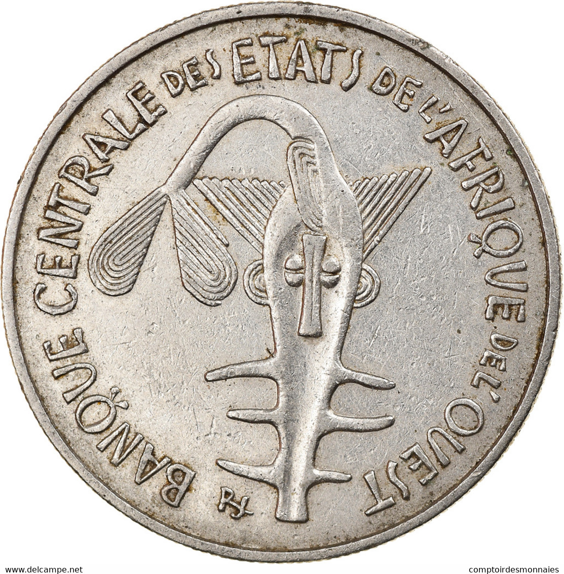 Monnaie, West African States, 100 Francs, 1968, TTB, Nickel, KM:4 - Costa D'Avorio