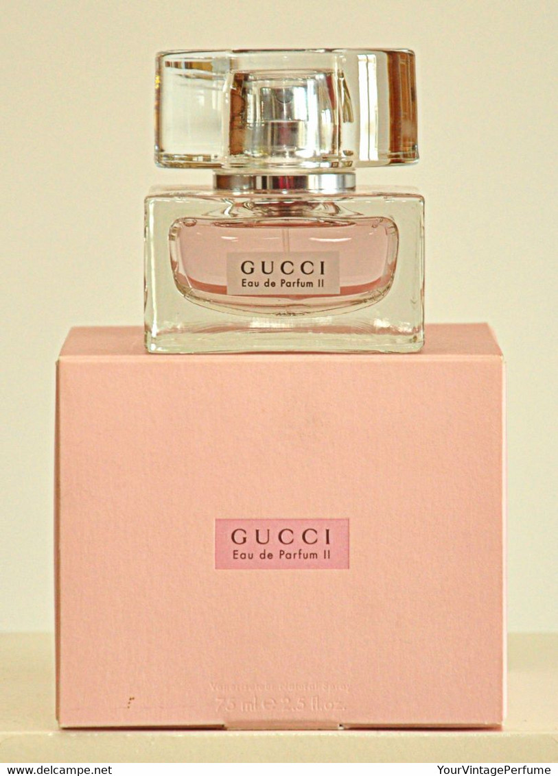 Gucci Eau De Parfum II Edp 75ml 2.5 Fl. Oz. Spray Perfume Woman Ultra Rare Vintage 2004 Scannon - Femme