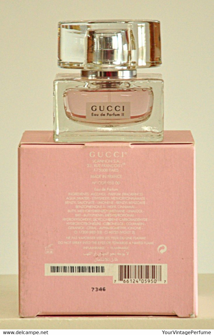 Women - Gucci Eau de Parfum II Edp 75ml  Fl. Oz. Spray Perfume Woman  Ultra Rare Vintage 2004 Scannon