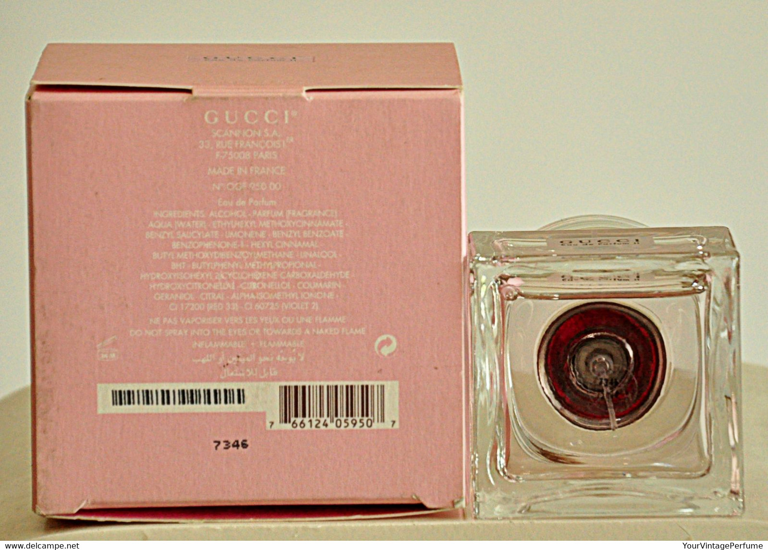 Gucci Eau De Parfum II Edp 75ml 2.5 Fl. Oz. Spray Perfume Woman Ultra Rare Vintage 2004 Scannon - Donna