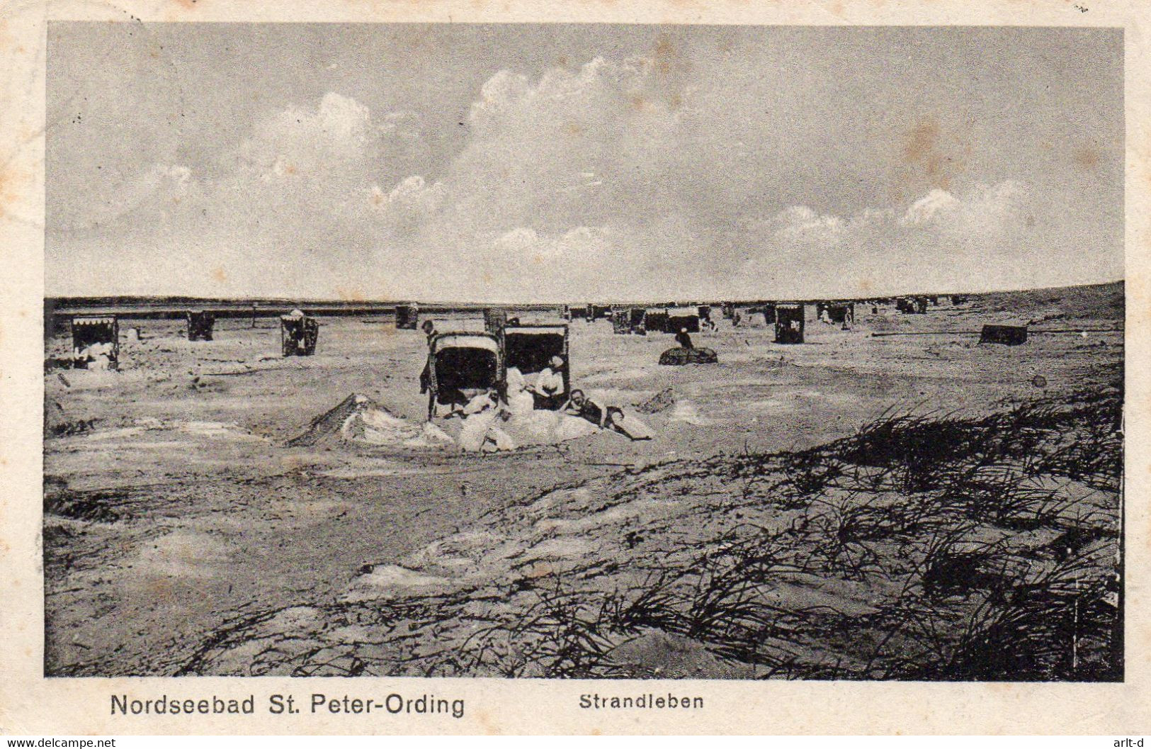 DC1113 - Ak Sankt Peter-Ording Strandleben - St. Peter-Ording