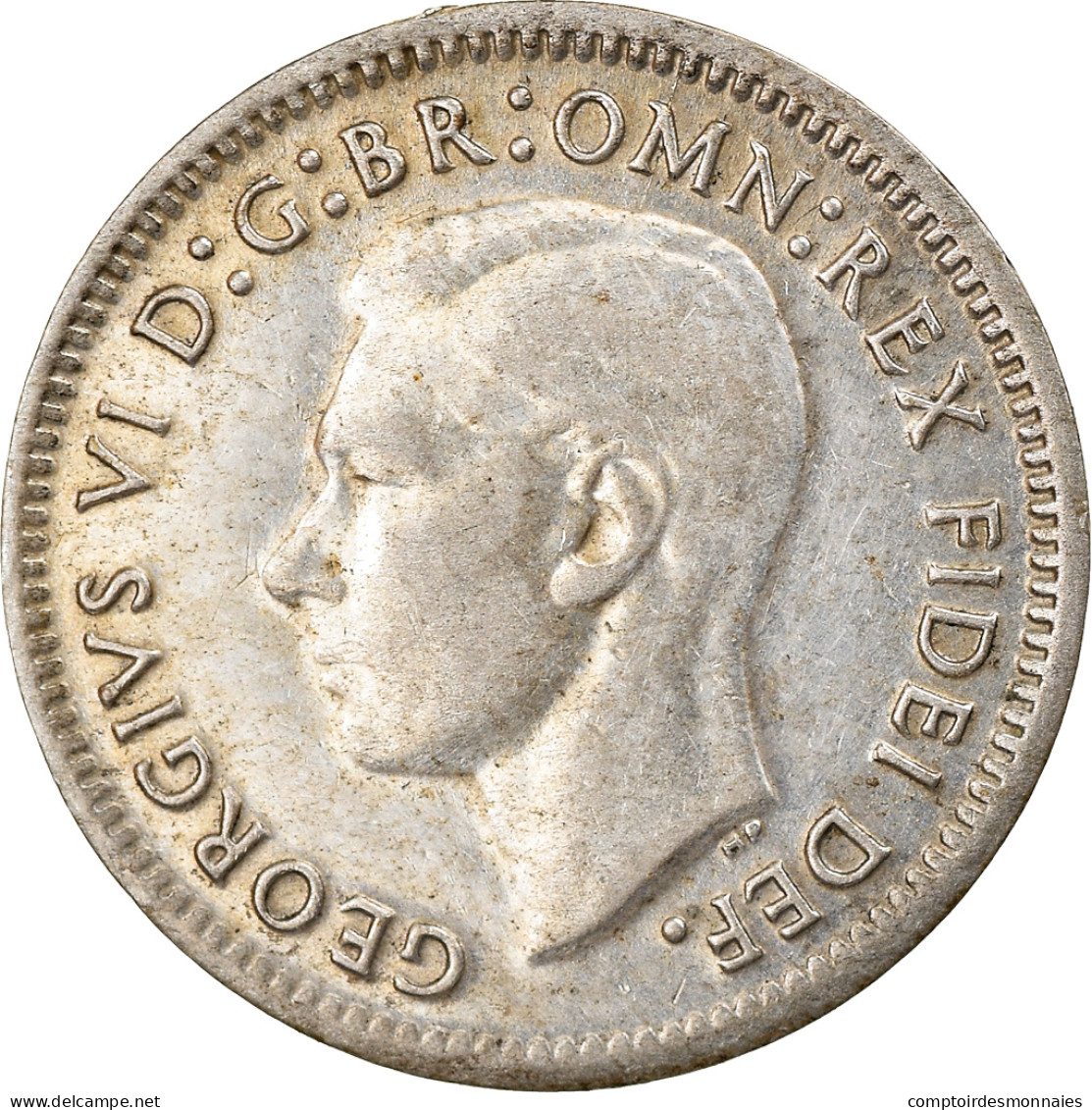 Monnaie, Australie, George VI, Threepence, 1950, Melbourne, SUP, Argent, KM:44 - Victoria