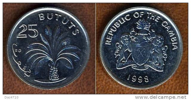Gambia 25 Bututs 1998, Oil Palm, KM#57, Unc - Gambie