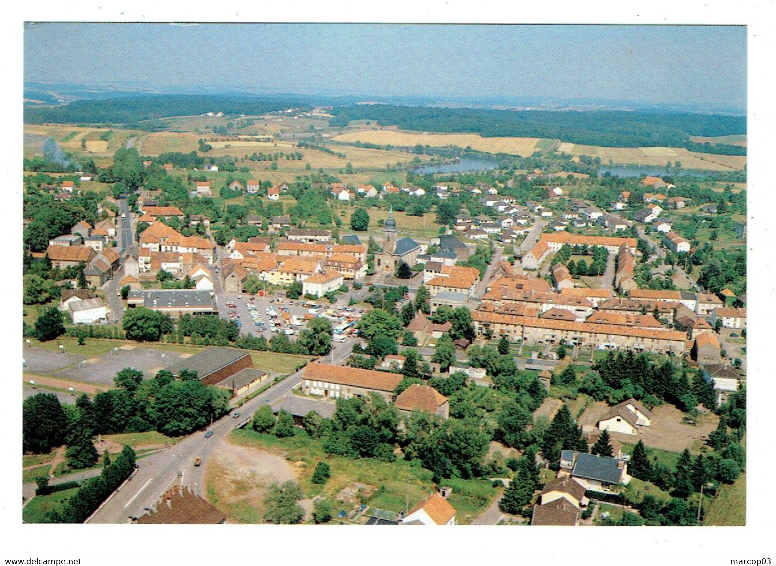 57 MOSELLE PUTTELANGE AUX LACS Vue Aérienne Plan Peu Courant - Puttelange