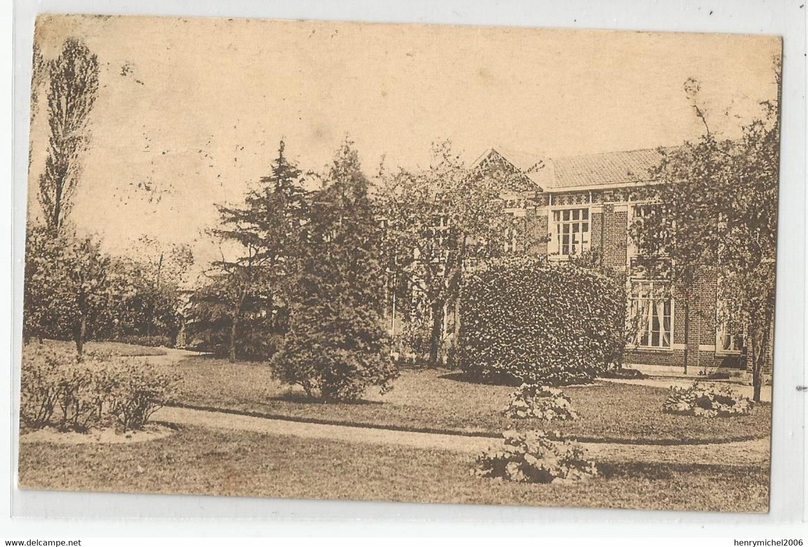 Belgique Hainaut Estaimpuis Pensionnat De La Sainte Union Des Sacrés Coeurs Collège Des Petits Garçons 1932 - Estaimpuis